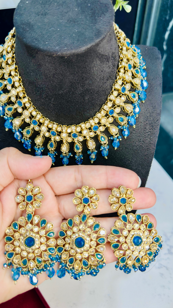Royal Polki Bridal Necklace Set